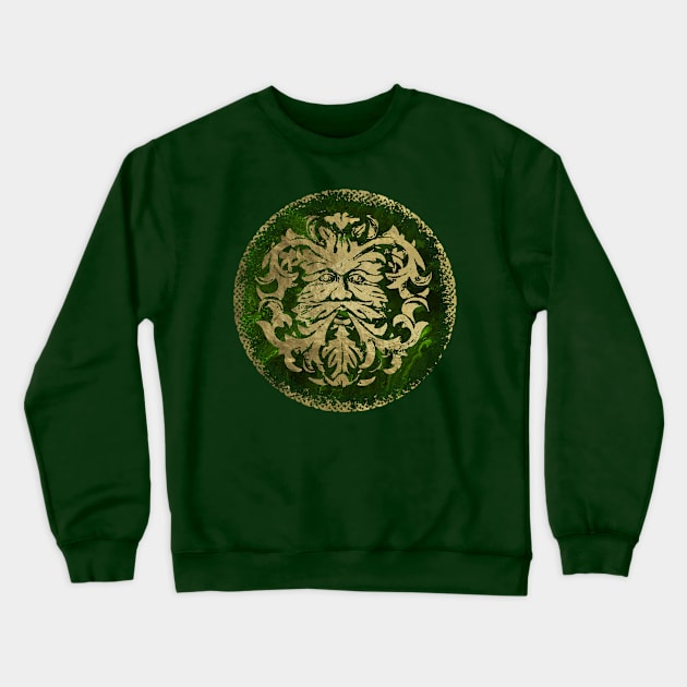 The Green Man Crewneck Sweatshirt by Nartissima
